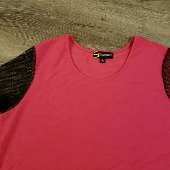 Serena Williams Signature Statement Top Net Sleeve - Picture 2 of 5